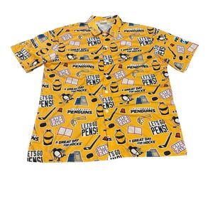 Pittsburgh‎ Penguins Hawaiian Shirt Men's XL SGA 2024 NHL Hockey AOP